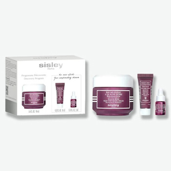 Sisley 希思黎 黑玫瑰彈潤水凝霜套裝 黑玫瑰煥膚面霜 50ml 黑玫瑰面膜 10ml 黑玫瑰珍貴臉部精油 3ml 1 set