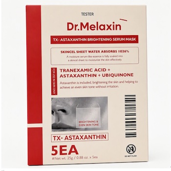 Dr.Melaxin Dr.Melaxin TX Astaxanthin Brightening Serum Mask 5ea 1 Box (5pcs)