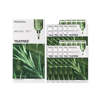 메디힐 Mediheal Teatree Calming Moisture Essential Mask 10ea