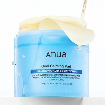 Anua ANUA 8 Hyaluronic Acid Catechin Calming Pad 110 sheets 1 box