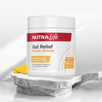 Nutra-Life Gut Health Powder Mango Orange- # Mango Orange Picture Color