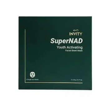 Invity SuperNAD Youth Activating Facial Sheet Mask 5 pcs