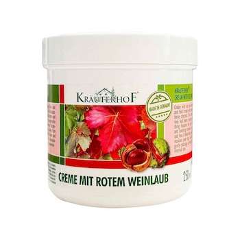 Krauterhof Cream with Red Vine Leaves 250ml