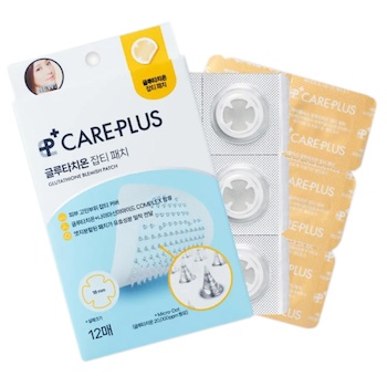 Olive Young CARE PLUS 谷胱甘肽美白祛斑祛痘印微針貼 穀胱甘肽亮白微針修護貼 12ea