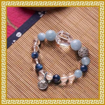 Ji Qing Tang Mind, Body & Spirit Stone Bracelet - Style A - # Blue 