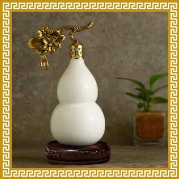 Ji Qing Tang White Jade Prosperity Gourd Legacy of Abundance - # Health Health
