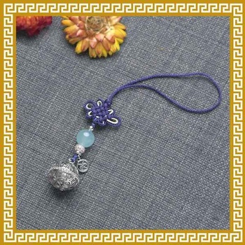 Ji Qing Tang 七色闪金彩玄 海蓝宝挂饰 - # Health Health