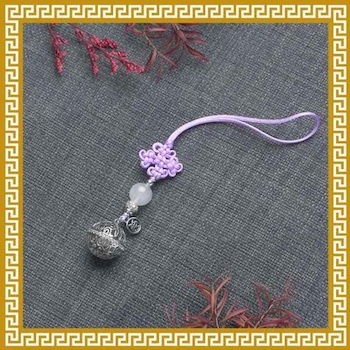 Ji Qing Tang Moonstone Charm of Seven Color Golden Aura - # Multi Multi