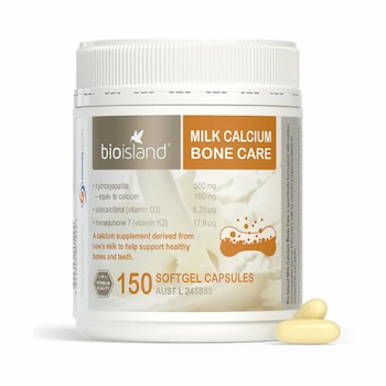 Bioisland Adult Liquid Natural Milk Calcium 150 Capsules 150pcs