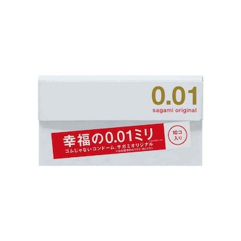 Sagami Original 0.01 10's Pack PU Condom 10
