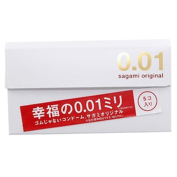 Sagami Original 0.01 5's Pack PU Condom 5