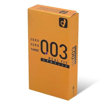 Okamoto 岡本 零零三 0.03 真‧贴身 (日本版) 10 片装 乳胶安全套 10 pcs