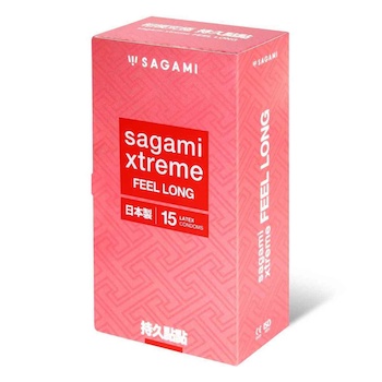 Sagami Sagami Xtreme Feel Long 15's Pack Latex Condom 15 pcs