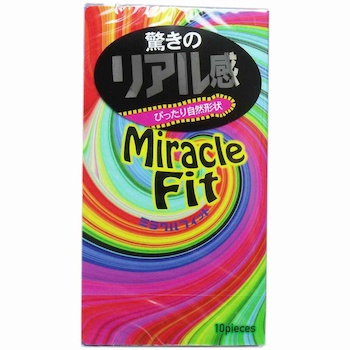 Sagami Miracle Fit 51mm 10's Pack Latex Condom 10 pcs