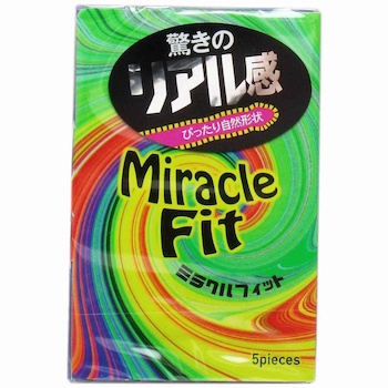 Sagami Miracle Fit 51mm 5's Pack Latex Condom 5 pcs