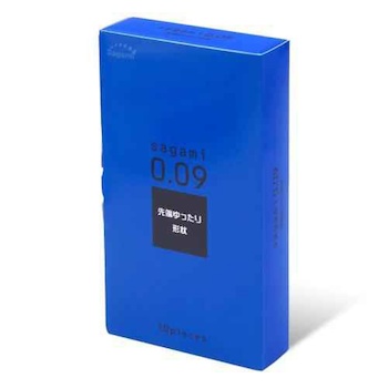 Sagami 相模 0.09 Natural 10's Pack Latex Condom 10 pcs