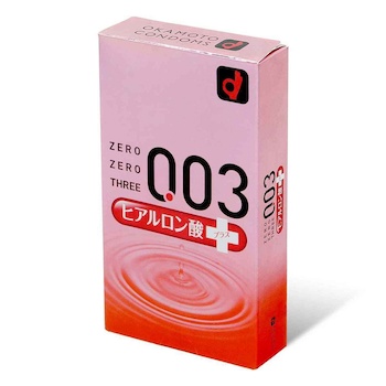 Okamoto 岡本 零零三 0.03 透明質酸 (日本版) 10 片裝 乳膠安全套 10 pcs