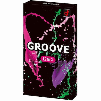 Okamoto 岡本 GROOVE 加潤貼身 12 片裝 乳膠安全套 12 pcs