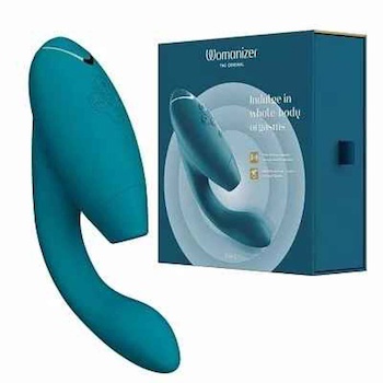 WOMANIZER Womanizer Duo 2 Dual Stimulaion Suction Vibrator - # Petrol Petrol