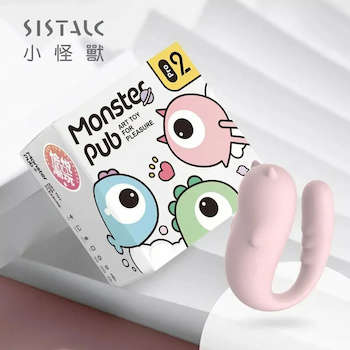 Monster Pub Monster Pub 2 Remote Vibrator (Youth) - # Pink Pink