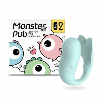 Monster Pub Monster Pub 2 Remote Vibrator (Youth) - # Blue Blue