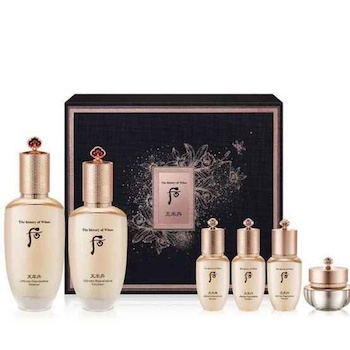 후 (더 히스토리 오브 후) Whoo (The History Of Whoo) Whoo Cheonyuldan Hwarate Ultimate Regenerating Set ( 4pcs Set)