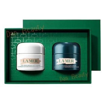La Mer Moisturizing Soft Cream 30ml & Rejuvenating Night Cream 30ml Duo Set (Day and Night Cream Duet Set) 1 Set
