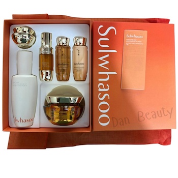 ソルファス Sulwhasoo First Care and Renewing Set (2 Items) (First Care Activating Serum with Ginseng Cream Set) 1 Set