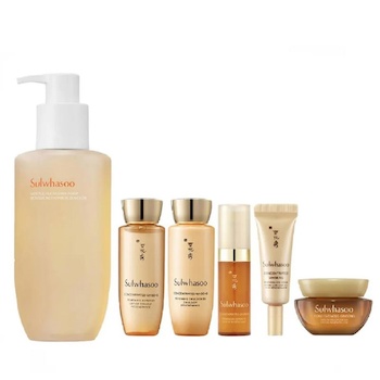 ソルファス Sulwhasoo Gentle Cleansing Foam 200ml (FREE Concentrated Ginseng Renewing travel 5pcs Set) Set