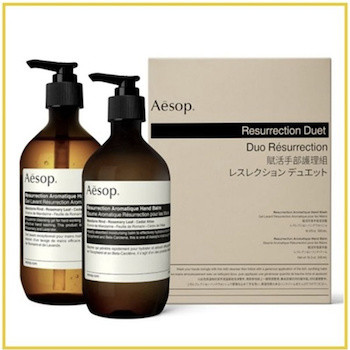 Aesop RESURRECTION HAND CLEANSER AND BALM DUET DUO SET 1000ML