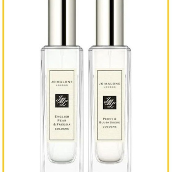 Jo Malone ENGLISH PEAR & FREESIA PEONY & BLUSH SUEDE GIFT DUO SET 30ML X2