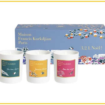 Maison Francis Kurkdjian MFK HOLIDAY TRIO CANDLE SET 280G X3