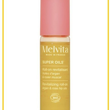 Melvita ARGAN BEAUTY OIL WITH ROSE SCENT ROLL ON 10ML