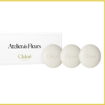 Chloe ATELIER DES FLEURS 3 PIECE SOAP DUO SET 100G X3
