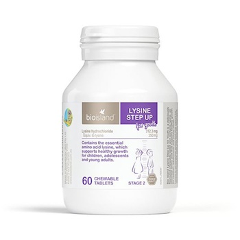 BIO ISLAND Bio Island 增长黄金素 赖氨酸助长咀嚼片 60 Capsules