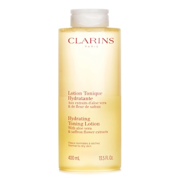 Clarins Clarins Hydrating Toning Lotion with Aloe Vera & Saffron Flower Extracts Normal to Dry Skin(Random Packaging) 400ml