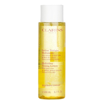 클라랑스 Clarins Clarins Hydrating Toning Lotion with Aloe Vera & Saffron Flower Extracts Normal to Dry Skin 200ml