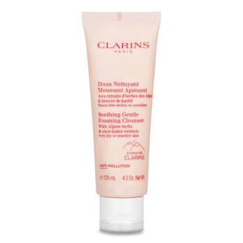 Clarins Clarins Soothing Gentle Foaming Cleanser with Alpine Herbs & Shea Butter Extracts Very Dry or Sensitive Skin 125ml