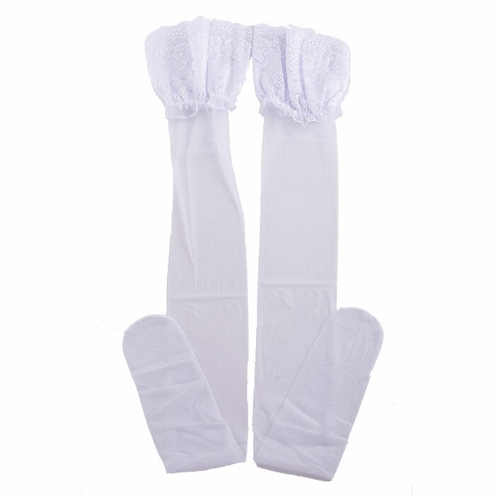 Global Select BEILEISI silicone border guard stockings lace lace ultra-thin sexy foreign trade sexy stockings cosplay - color: White Picture ColorProduct Thumbnail