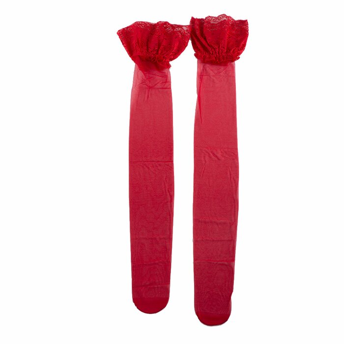 Global Select BEILEISI silicone border guard stockings lace lace ultra-thin sexy foreign trade sexy stockings cosplay - color: red Picture ColorProduct Thumbnail
