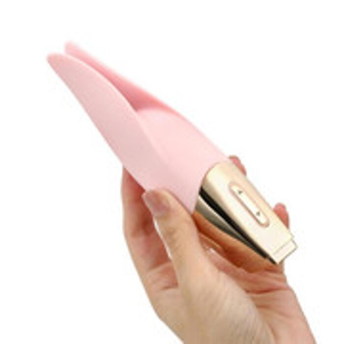 LaMome Speedo Tongue Rechargeable Rabbit Ears Clitoral and Nipple Vibrator BF-13074-04 Fixed SizeProduct Thumbnail