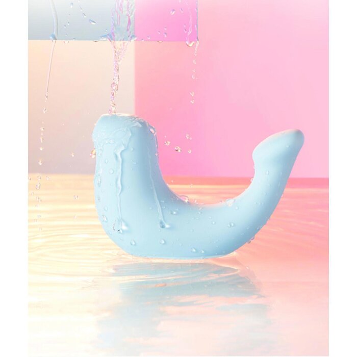 3C ISSW - CW Seal Sucking Vibrator Erotic Massager (Blue)  Product Thumbnail
