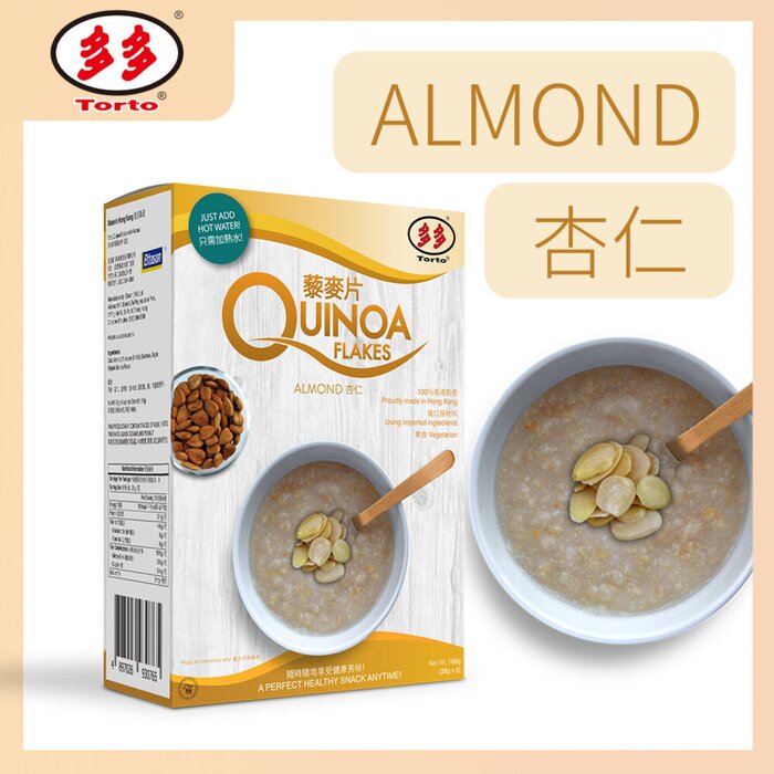 Torto Quinoa Flakes - Almond (168g)  Product Thumbnail