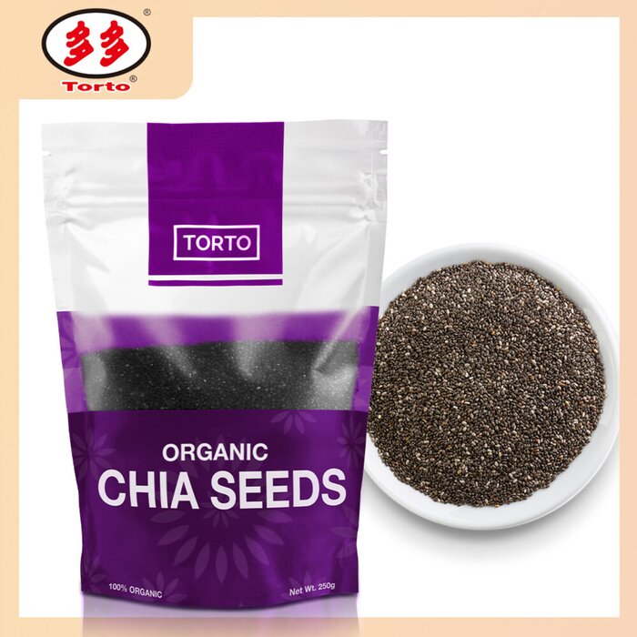 Torto Organic Tri-Color Quinoa - 454g + Organic Chia Seeds - 250g Fixed SizeProduct Thumbnail