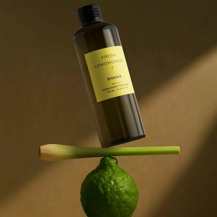 BHAWA Thailand SPA Aroma Diffuser Refill Fresh Lemongrass 200MLProduct Thumbnail