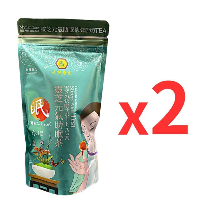 Mytianran [20% off] LIngzhi Genki & Sleep Aid Tea (2pcs set) 8 packsProduct Thumbnail
