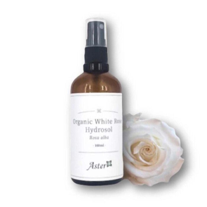 Aster Aroma Organic White Rose (Rosa alba) Hydrosol 100ml Fixed SizeProduct Thumbnail