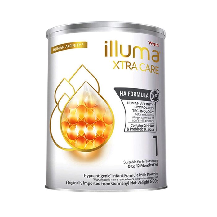 illuma HA XTRACARE Human Affinity Stage 1 Infant Formula 0 to 6 months 800g 800.0g/mlProduct Thumbnail