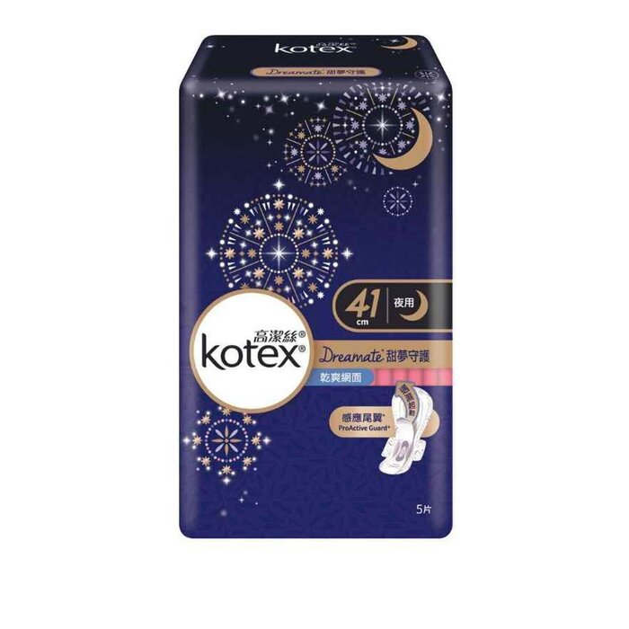 Kimberly-Clark Kotex - Dreamate Slim Non Wing Pads 41cm(Absorbent,Rapid-Dry,Flexible,Extra Protection) Fixed SizeProduct Thumbnail