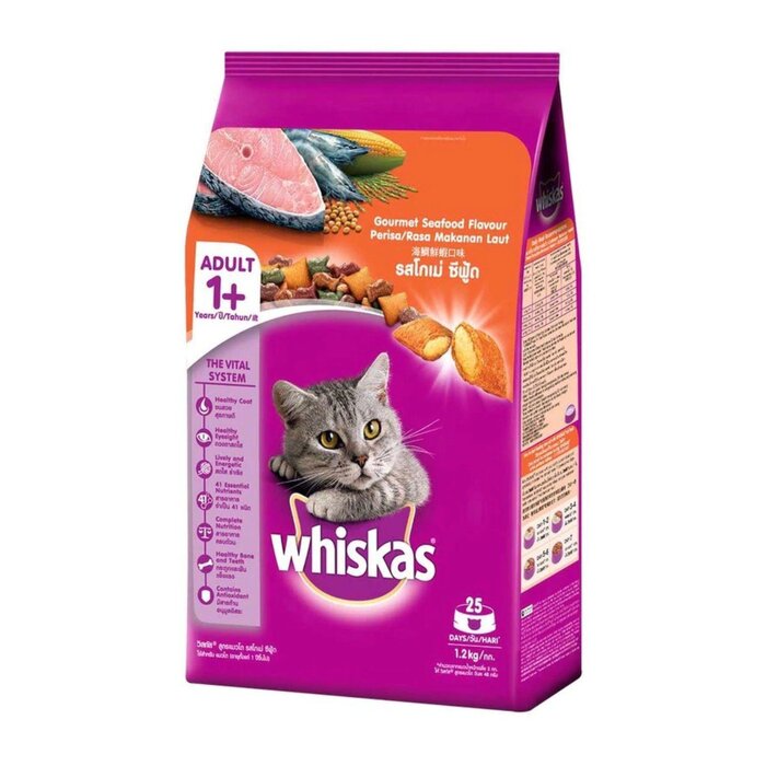 cat food whiskas dry